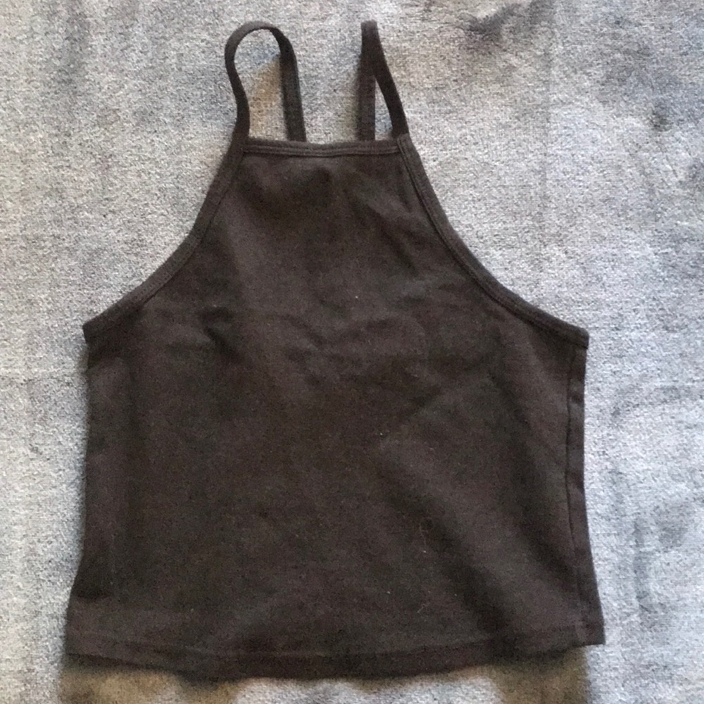 Black Halter Top